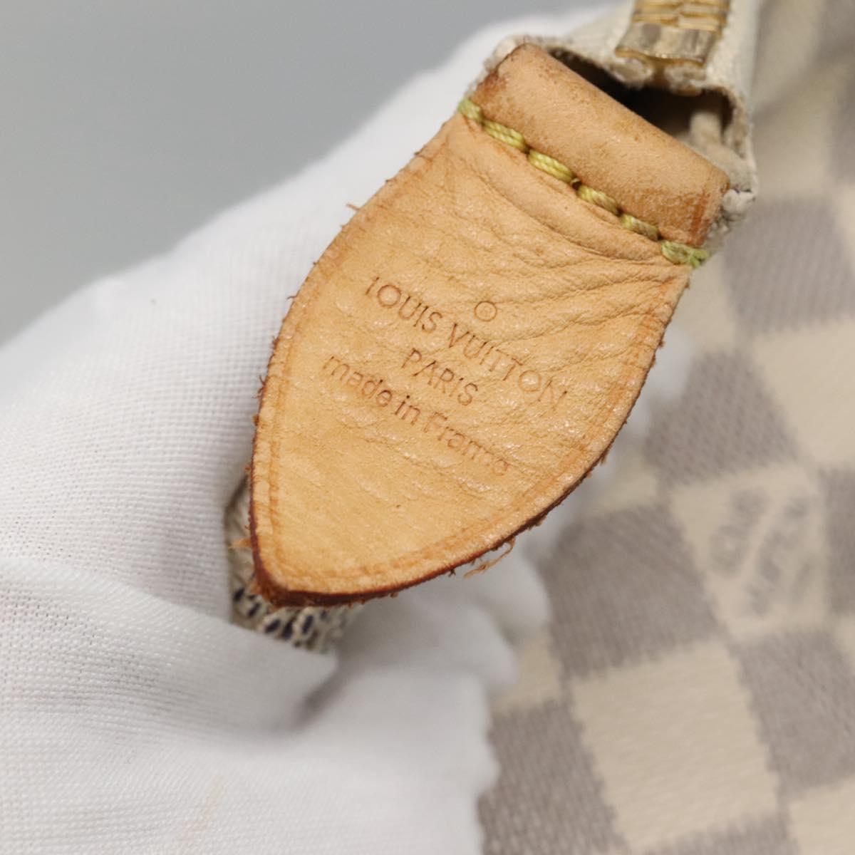 Louis Vuitton Saleya, White, Canvas, tote