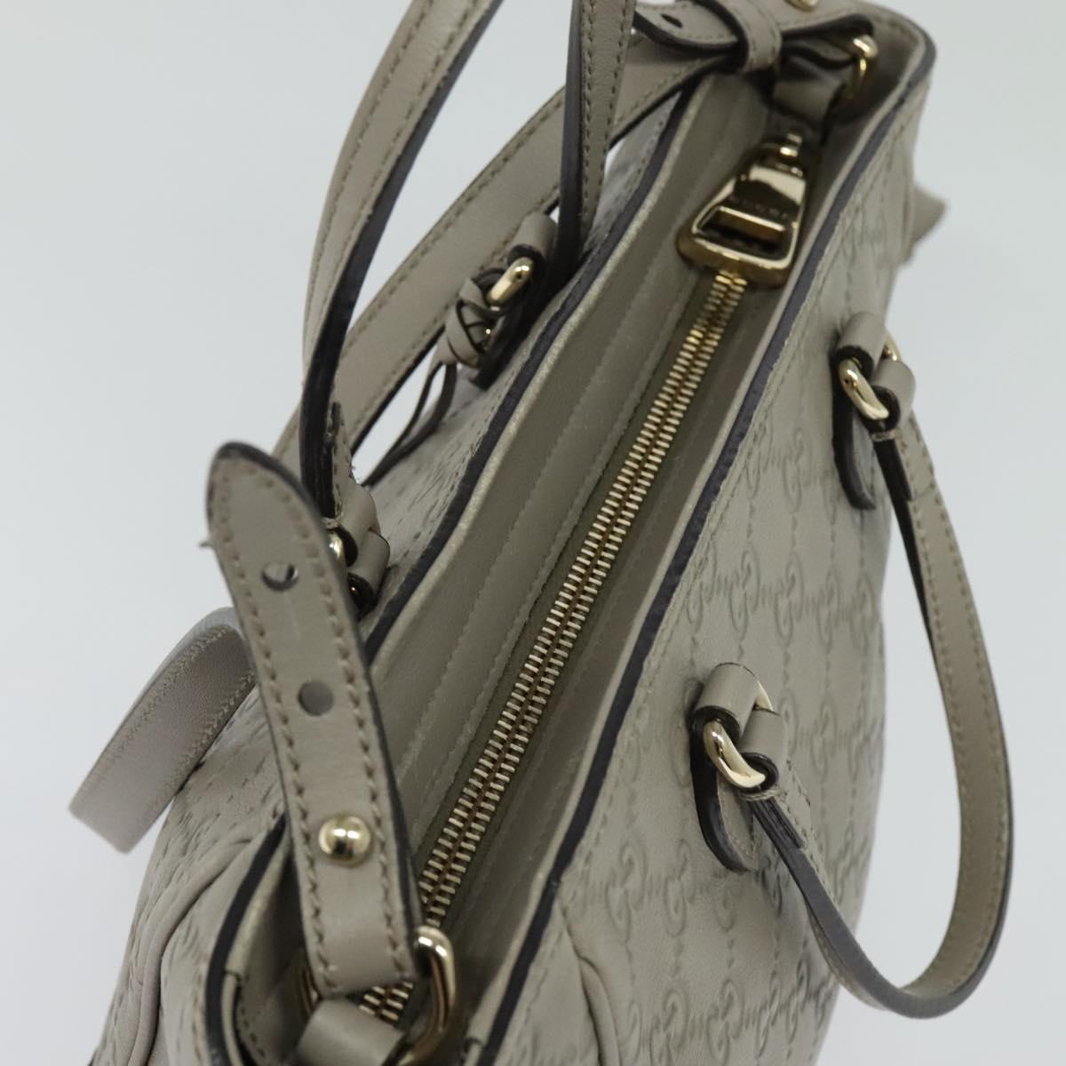 Gucci Bree, Grey, Leather, handbag