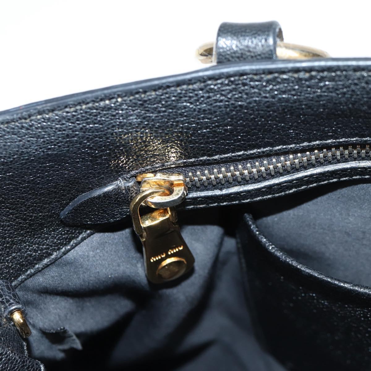 Miu Miu Madras, White, Leather, handbag