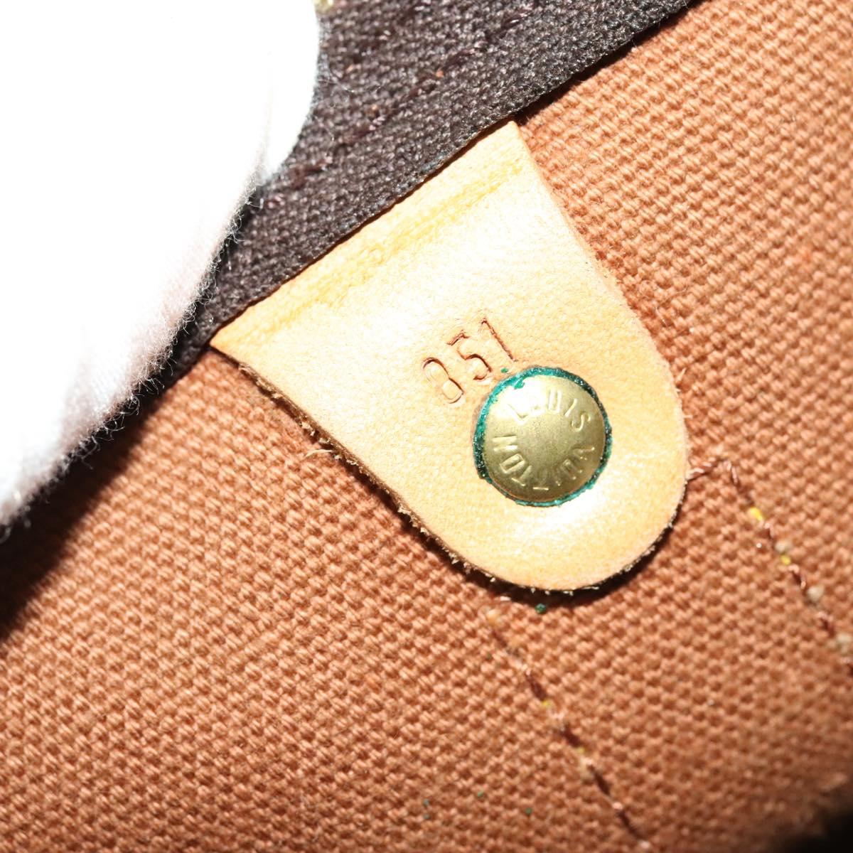 Louis Vuitton Keepall 55, Brown, Canvas, travel