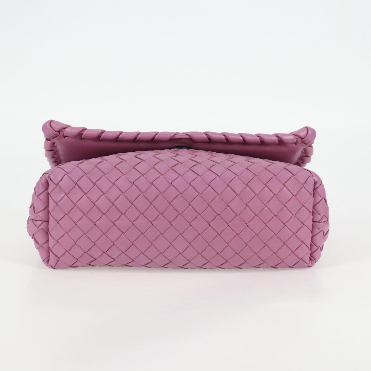 Bottega Veneta Olimpia, Purple, Leather, shoulder
