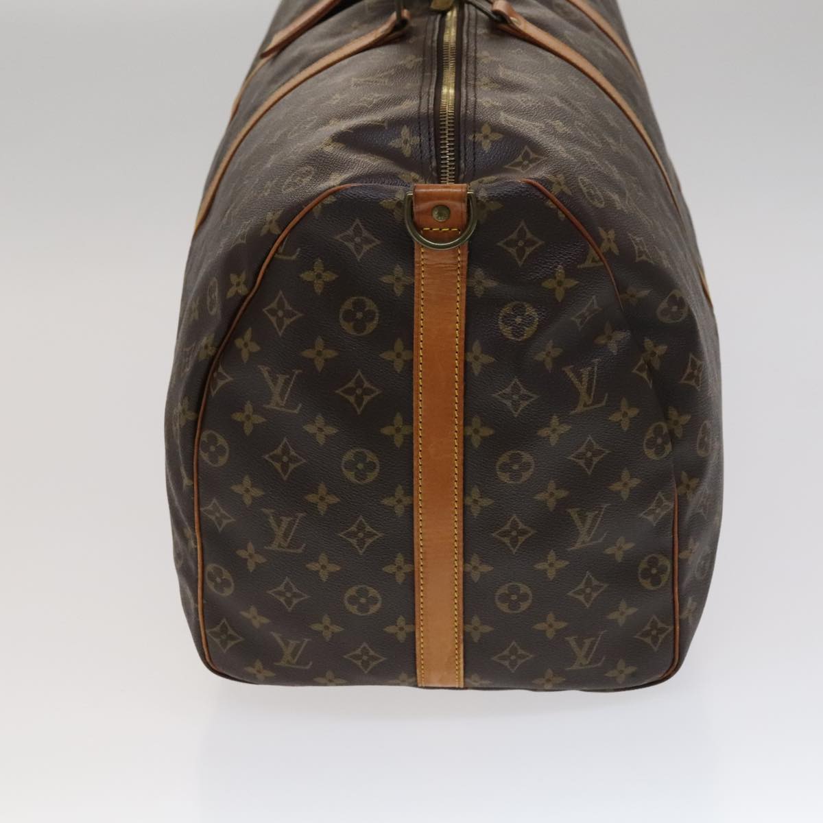 Louis Vuitton Keepall Bandoulière 60, Brown, Canvas, travel