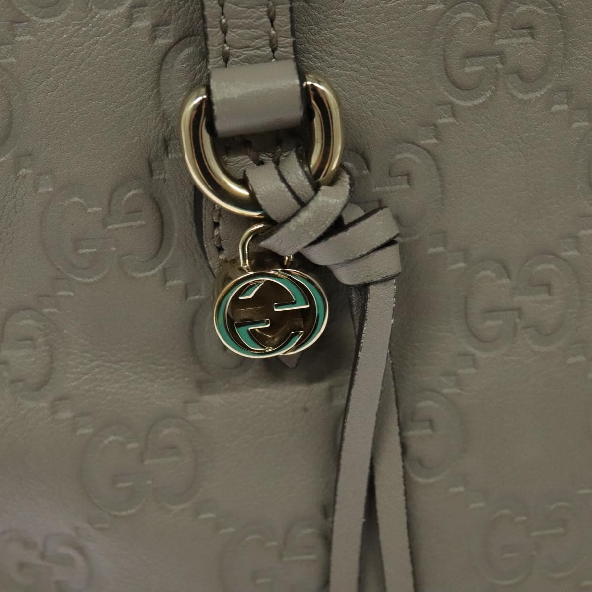 Gucci Bree, Grey, Leather, handbag