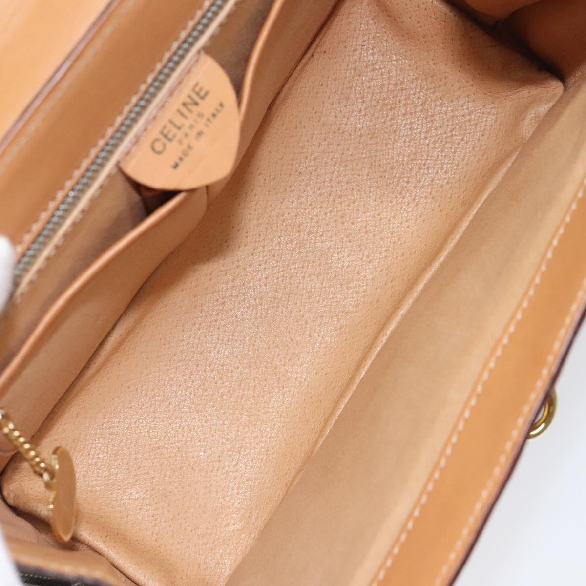 Céline Macadam, Brown, Canvas, handbag