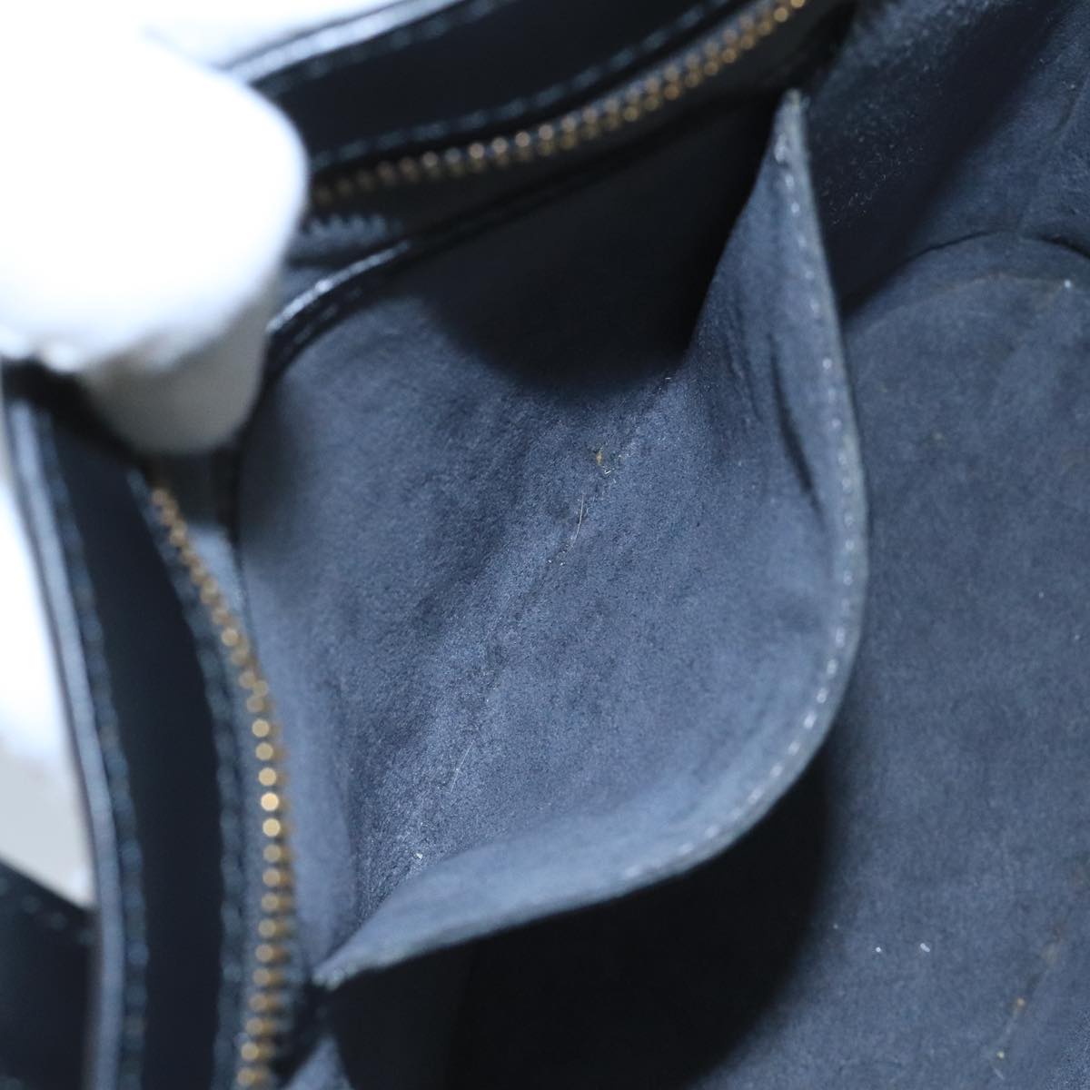 Louis Vuitton Saint Jacques, Black, Leather, handbag