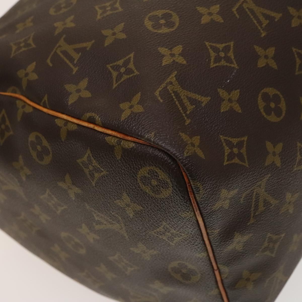 Louis Vuitton Keepall 45, Brown, Canvas, travel