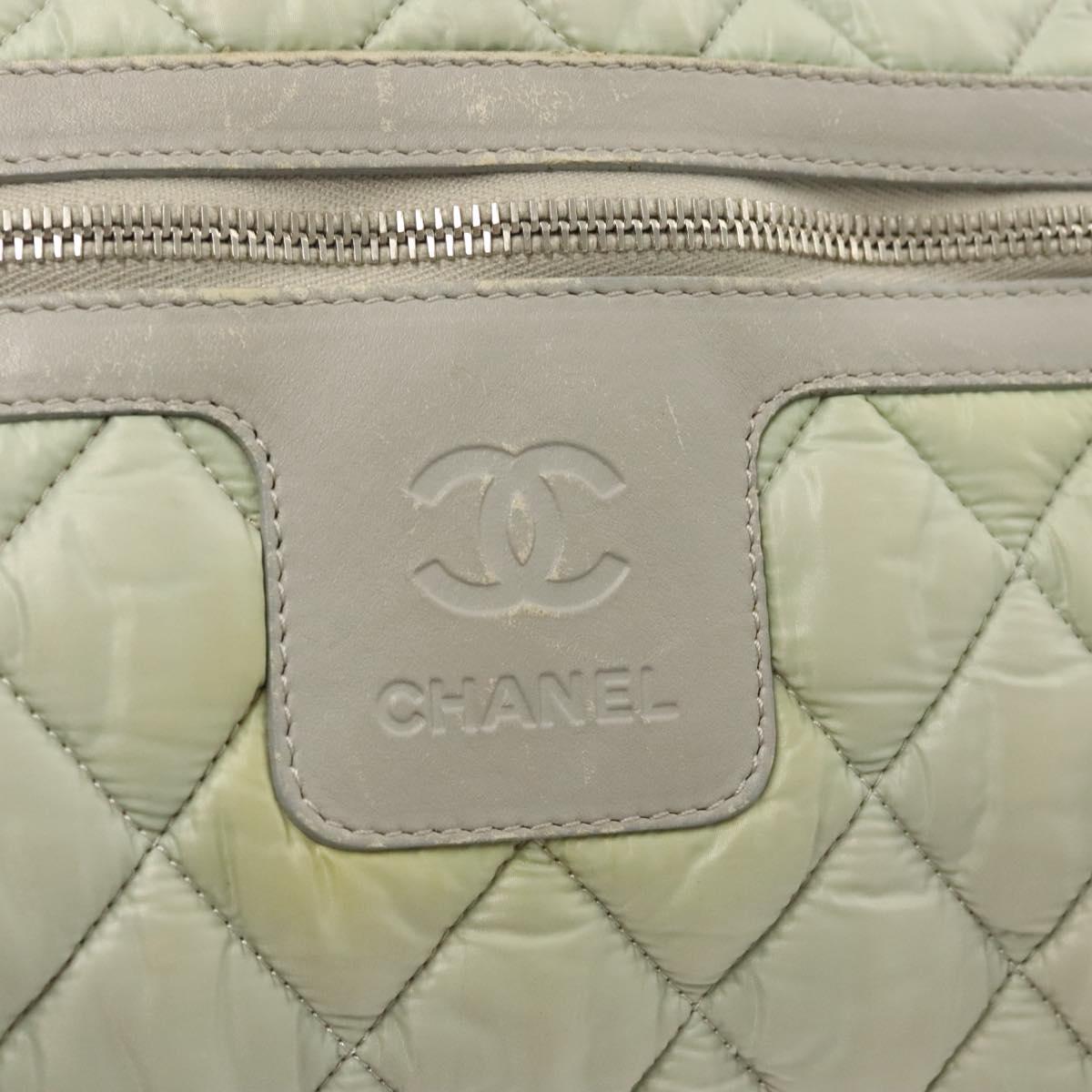 Chanel Coco Cocoon, Grey, NYLON, handbag
