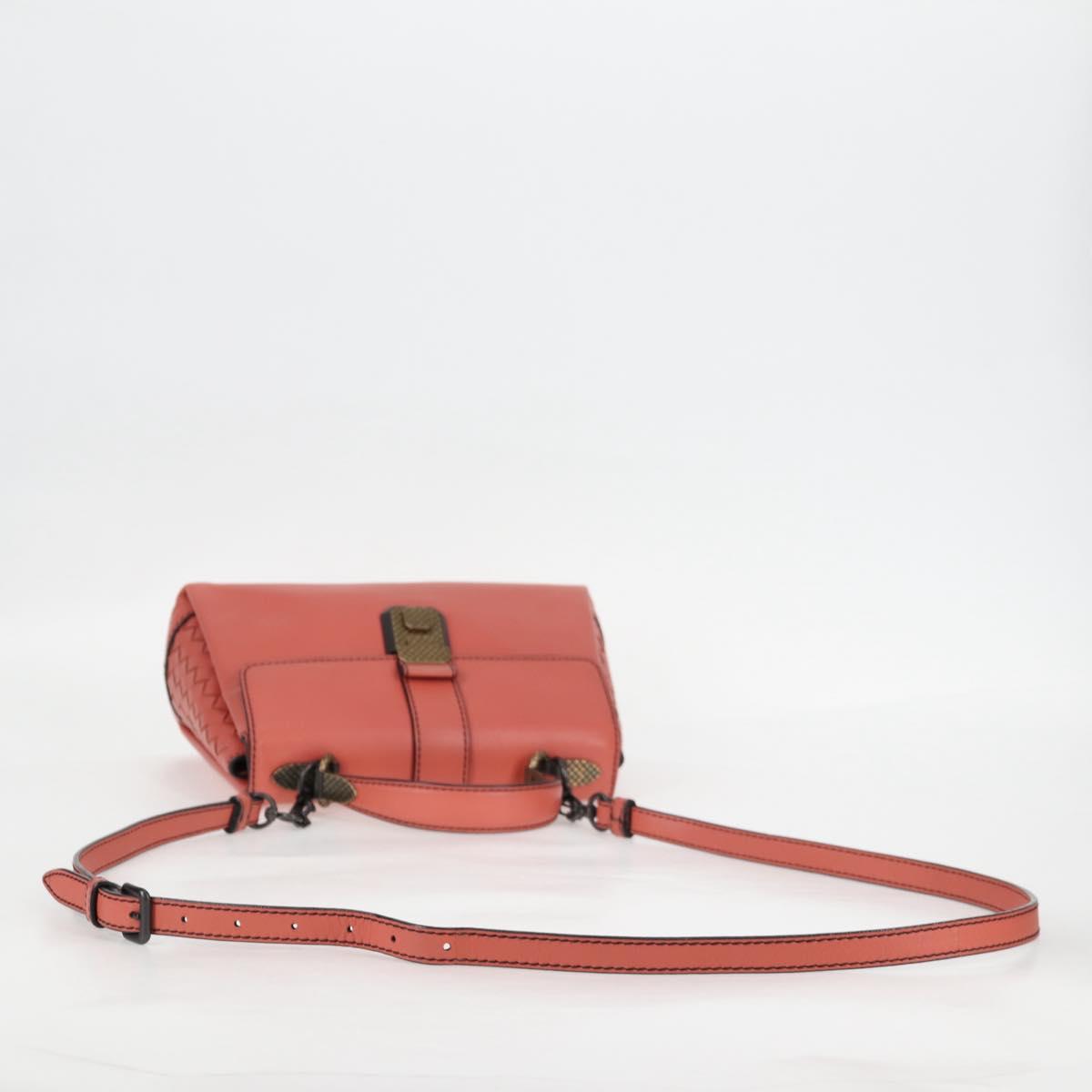 Bottega Veneta Piazza, Pink, Leather, handbag