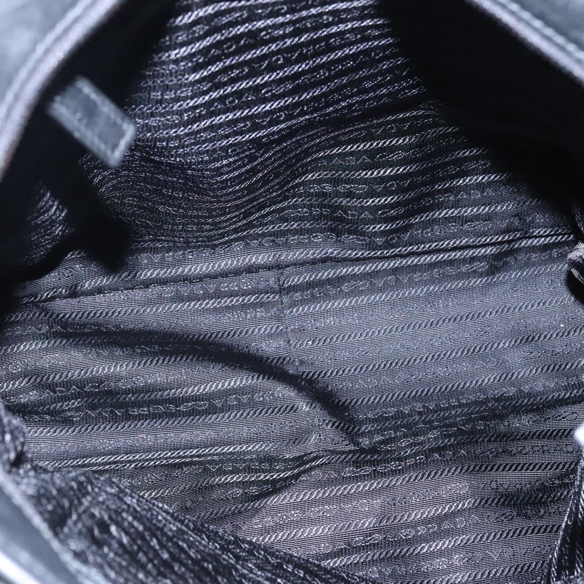 Prada, Black, Leather, tote