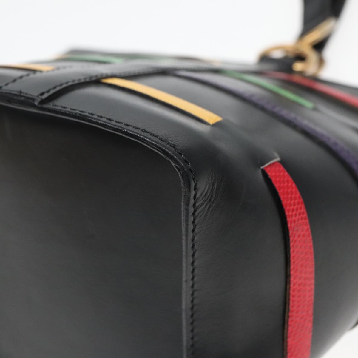 Céline, Black, Leather, shoulder