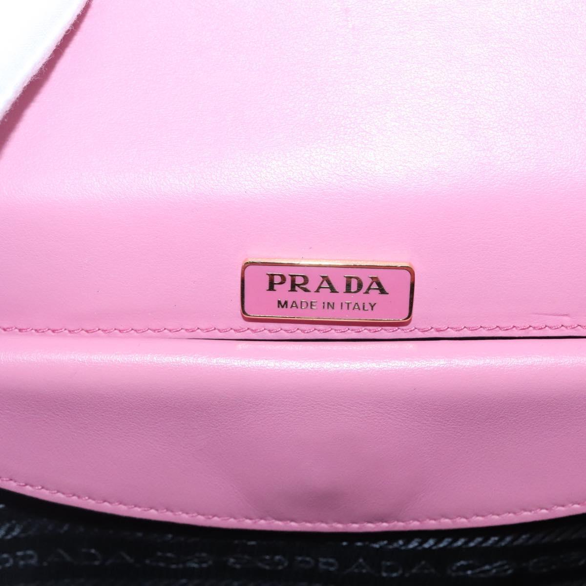 Prada Saffiano, Pink, Leather, shoulder