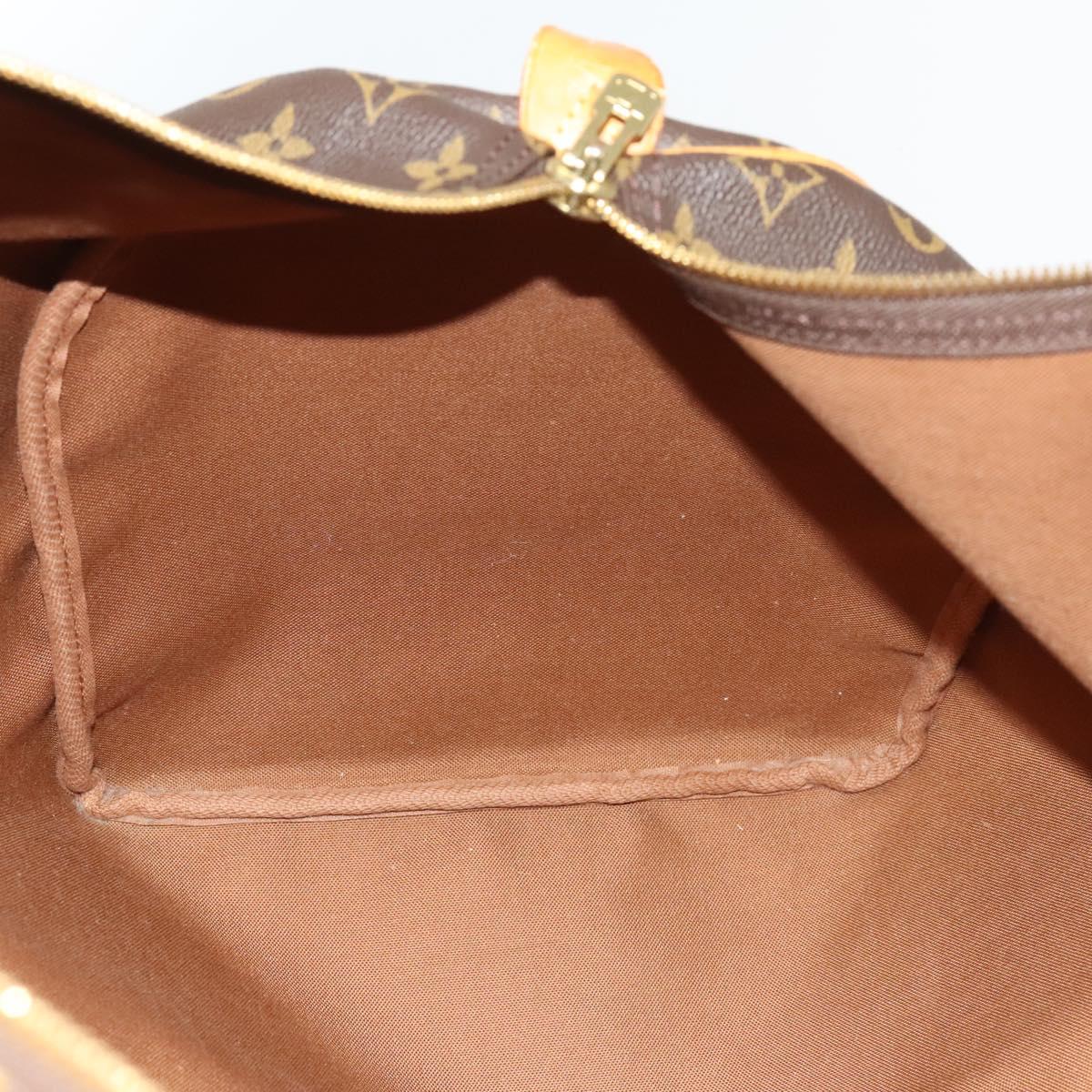 Louis Vuitton Keepall 55, Brown, Canvas, travel