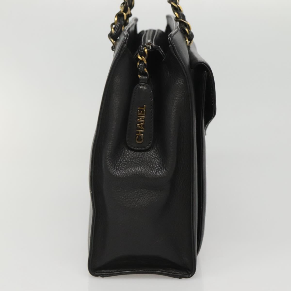 Chanel, Black, Leather, handbag