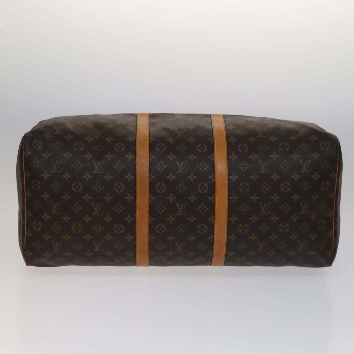 Louis Vuitton Keepall 60, Brown, Canvas, travel