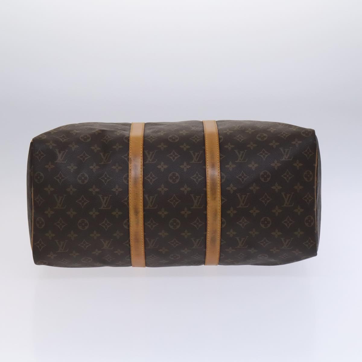 Louis Vuitton Keepall 50, Brown, Canvas, travel