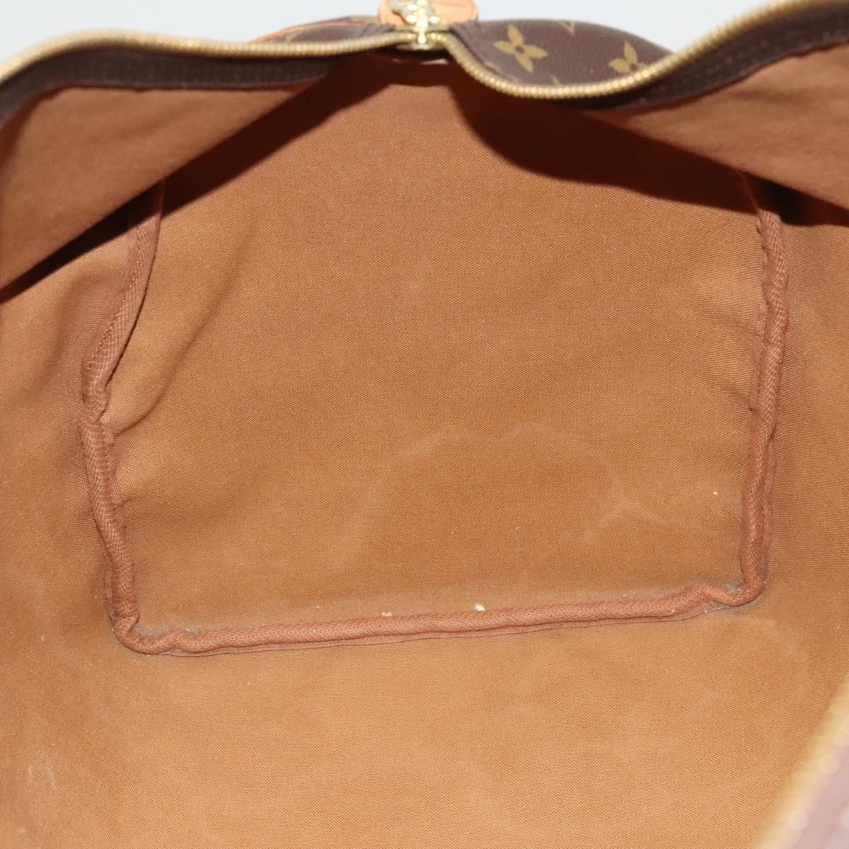 Louis Vuitton Keepall 55, Brown, Canvas, travel
