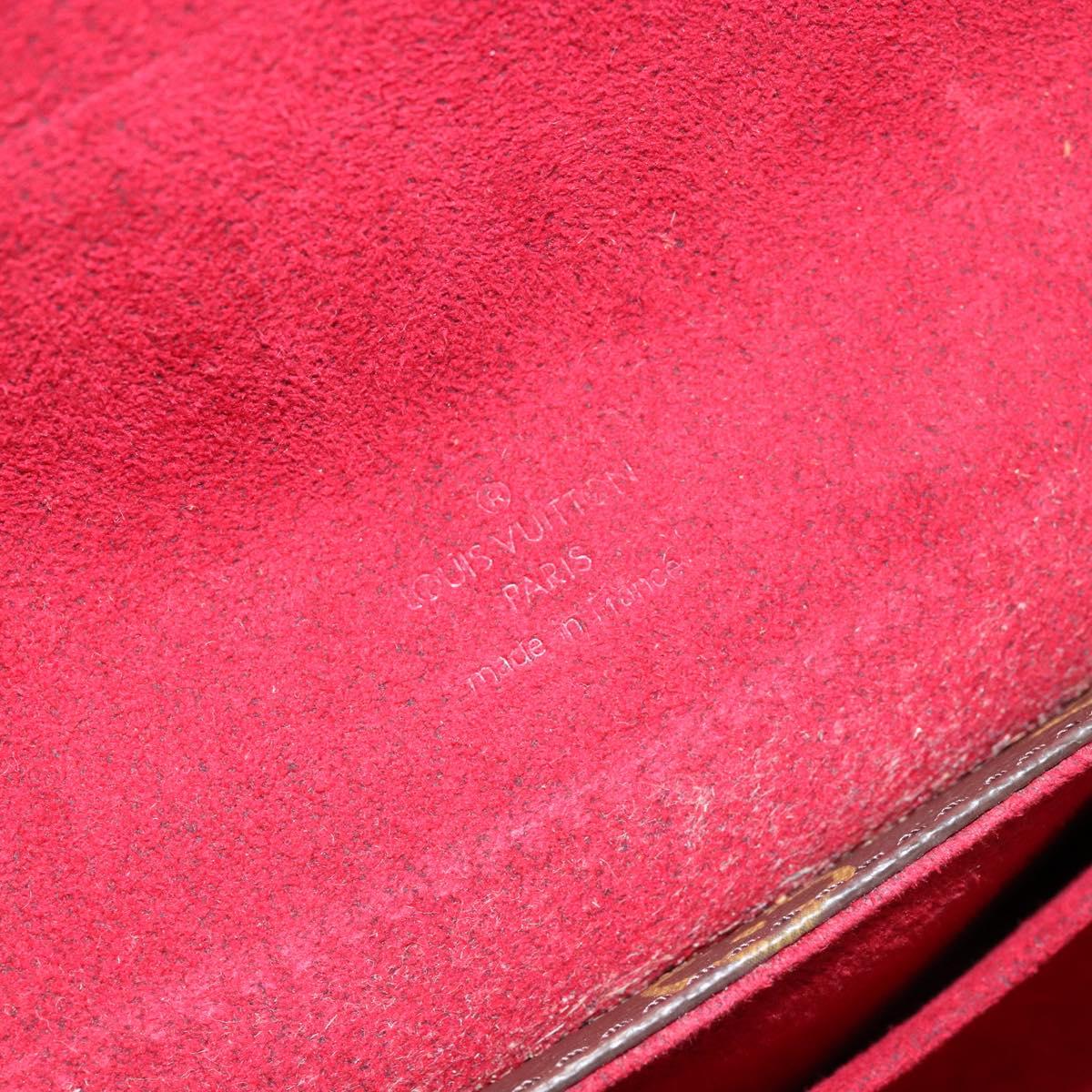 Louis Vuitton Sonatine, Brown, Canvas, handbag