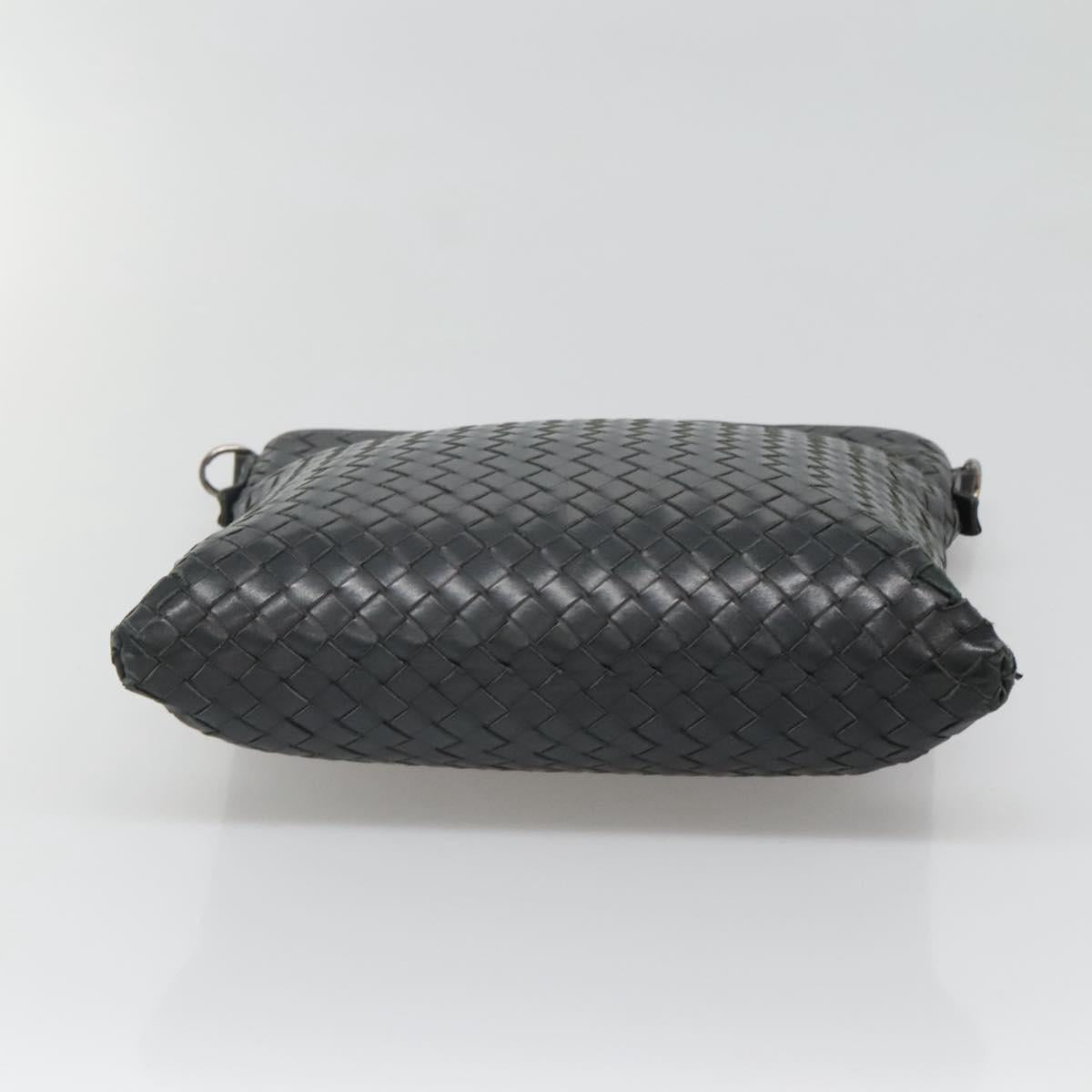 Bottega Veneta Intrecciato, Black, Leather, shoulder
