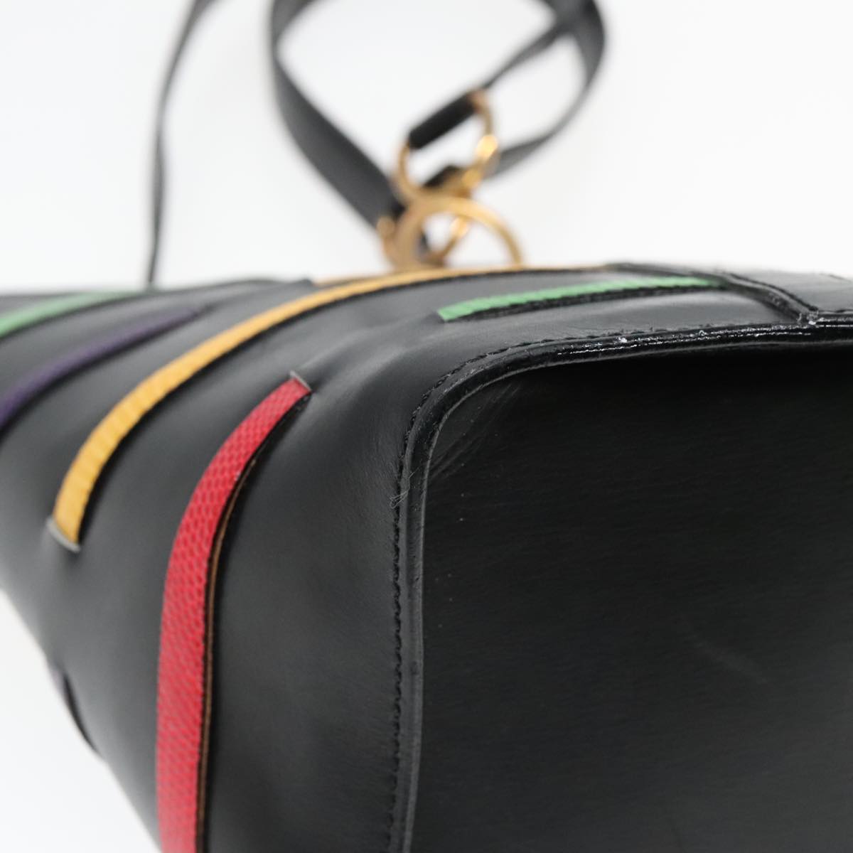 Céline, Black, Leather, shoulder