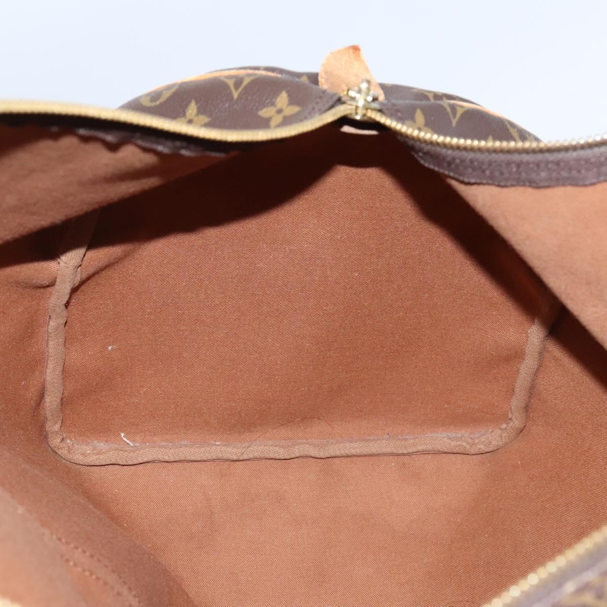 Louis Vuitton Keepall 55, Brown, Canvas, travel