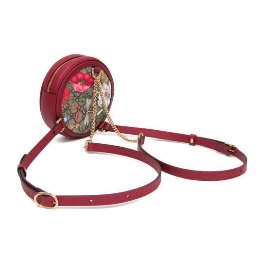 Gucci Ophidia Round Backpack Flora GG Coated Canvas, Multicolour, Canvas, Backpack