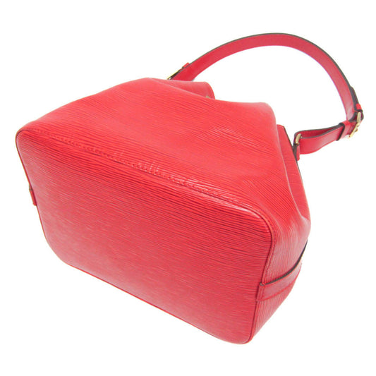 Louis Vuitton Petit Noe Handbag Epi Leather, Red, Leather, Shoulder Bag