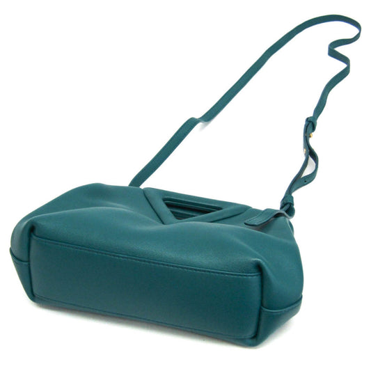 Bottega Veneta Point Shoulder Bag Leather, Green, Leather, Shoulder Bag