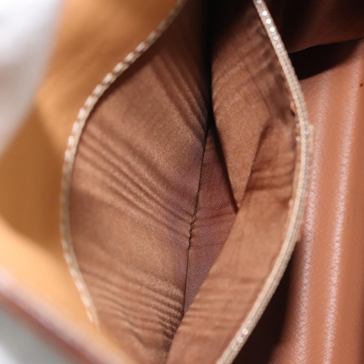 Celine Handbag Canvas, Brown, Canvas, Handbag