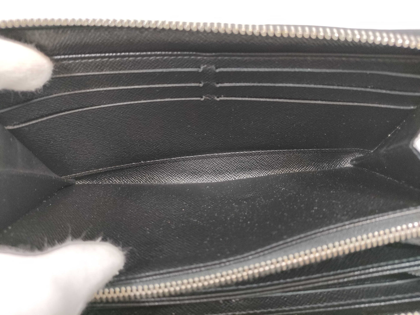 Louis Vuitton Zippy Wallet Epi Leather Epi Leather, Black, Leather, Wallet