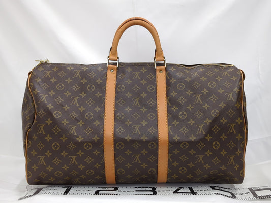 Louis Vuitton Keepall Bag Monogram Canvas, Brown, Canvas, Travel Bag