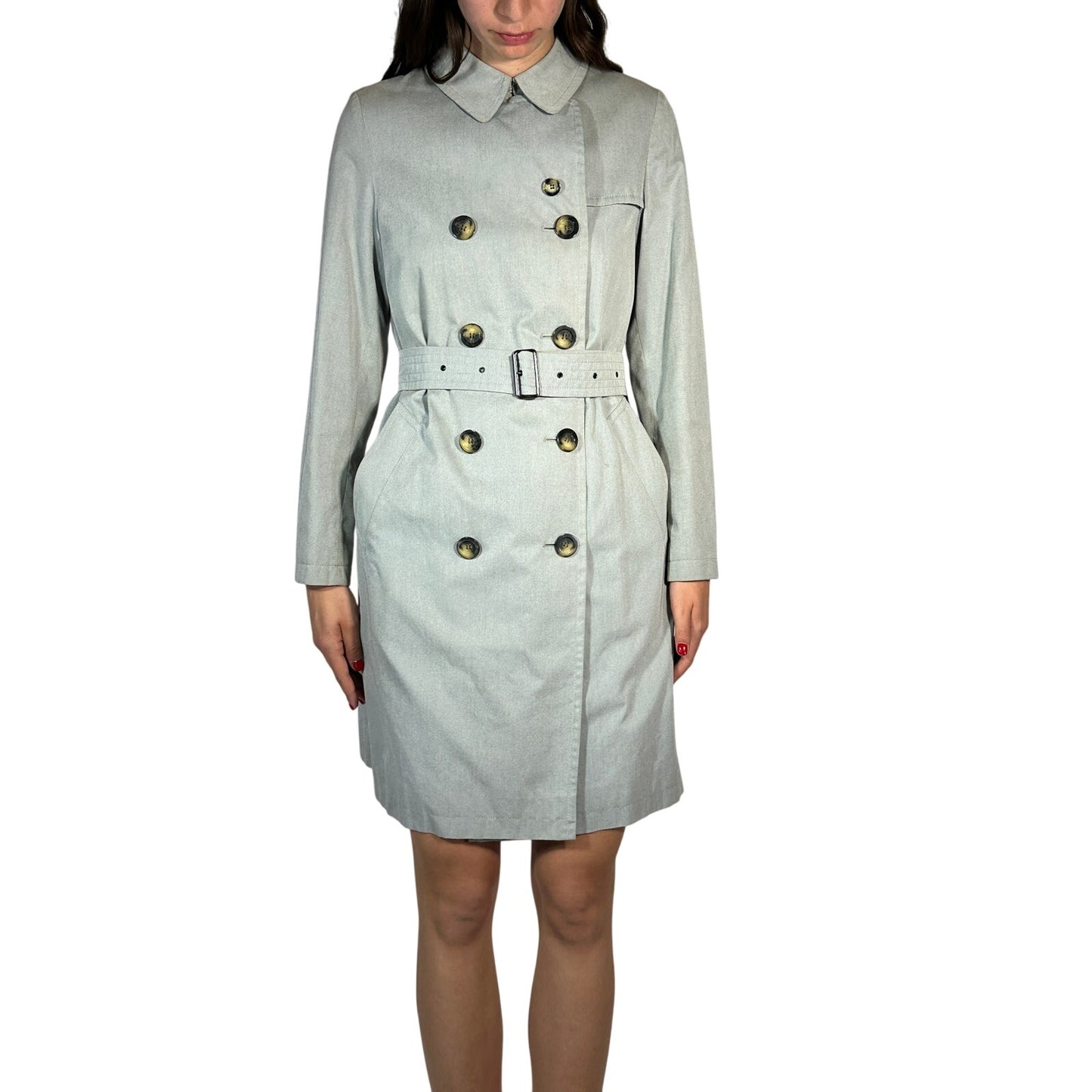 Burberry Double Breasted Trench Coat
