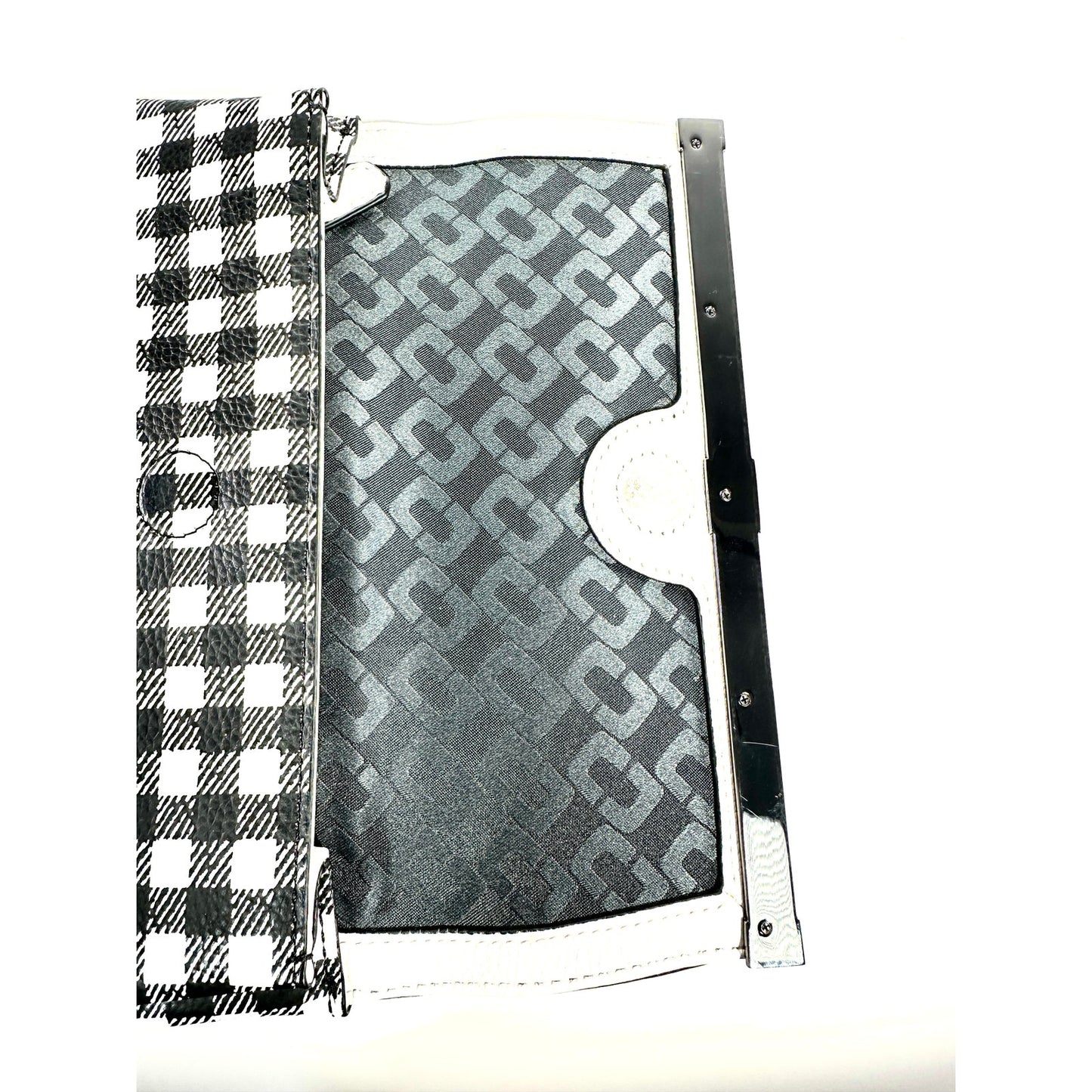 Diane Von Furstenberg Gingham Clutch