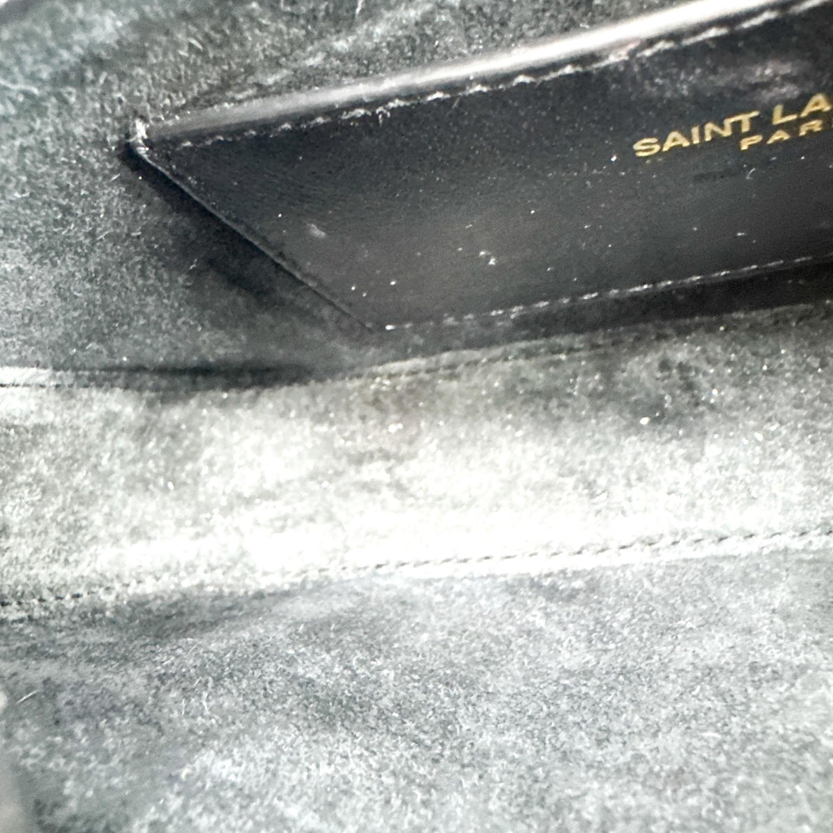 Saint Laurent Le 5 a 7 Hobo Leather, Black, Leather, Shoulder Bag