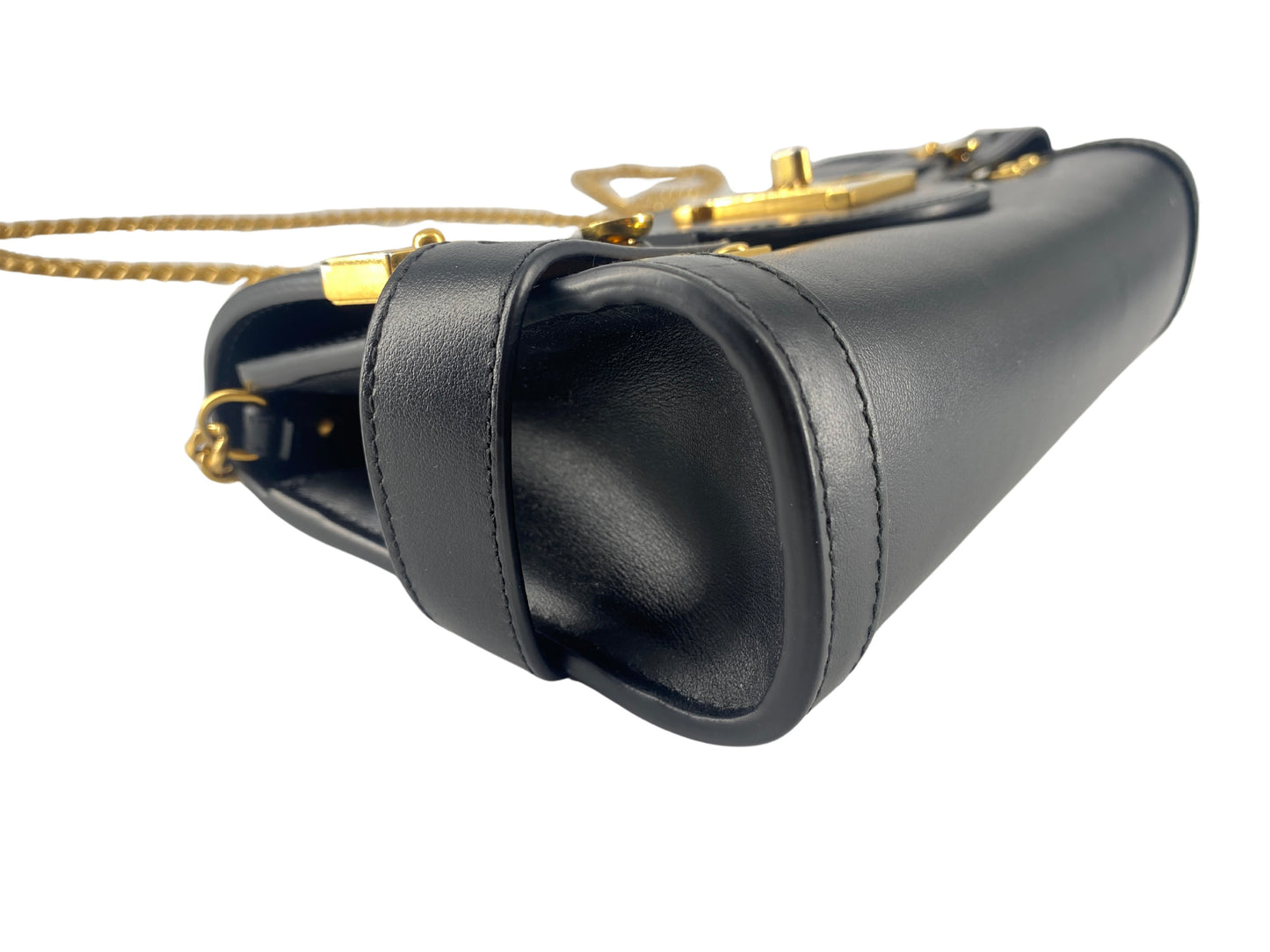 Balmain Bbuzz, Black, Leather, shoulder