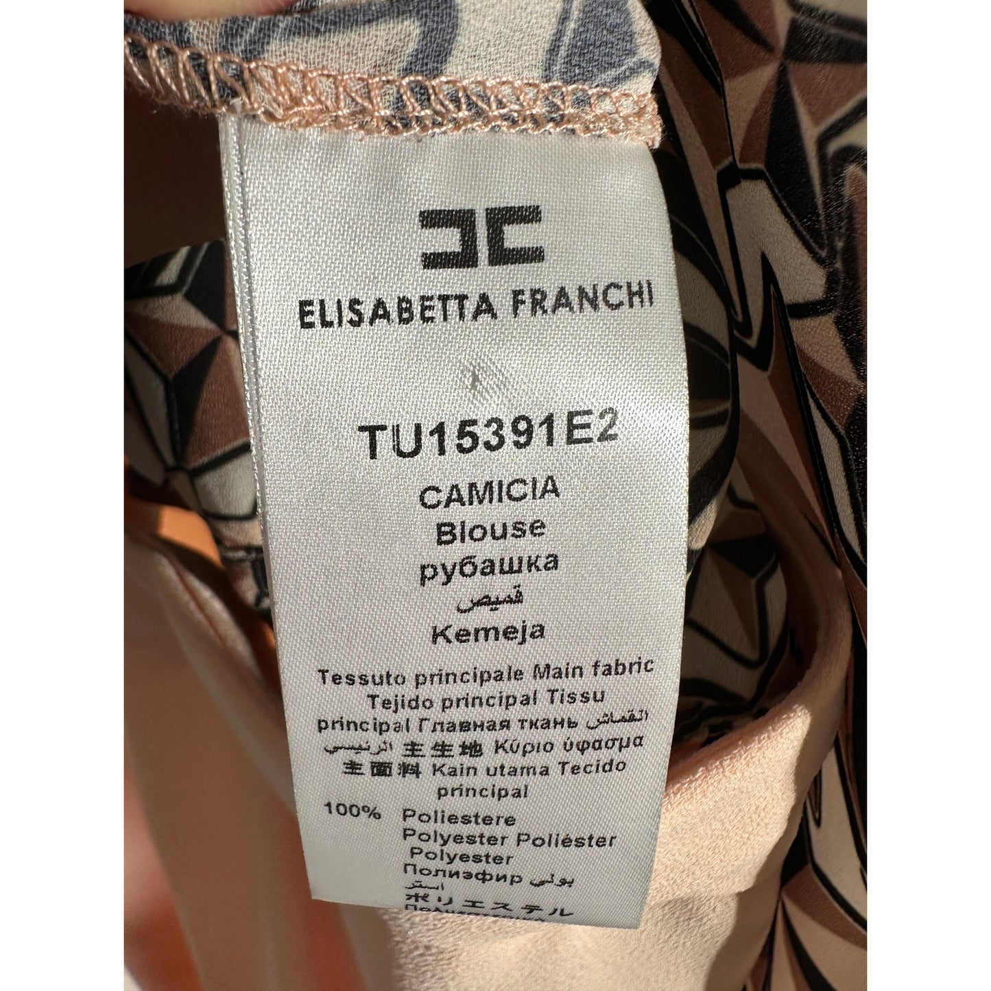 Elisabetta Franchi Wide Leg Jumpsuit