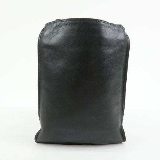 Chanel Flat CC Lambskin, Black, Leather, Backpack