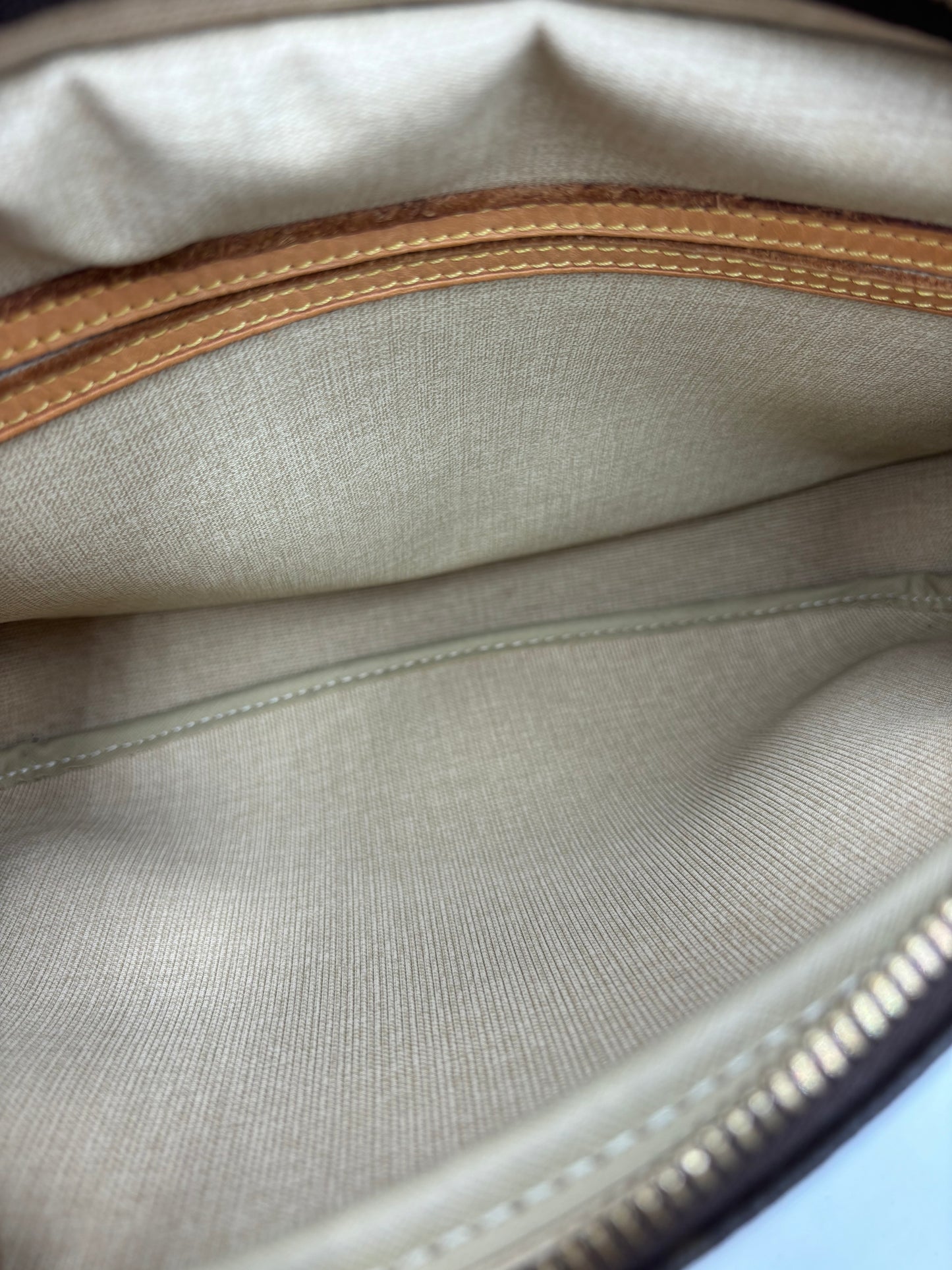 Louis Vuitton Reporter Monogram Canvas, Brown, Canvas, Shoulder Bag