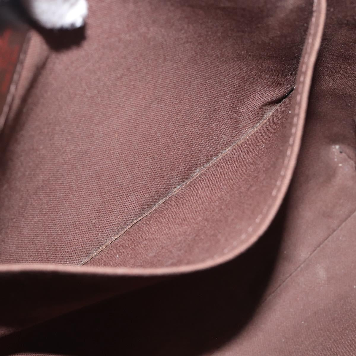 Louis Vuitton Brooklyn Damier Ebene, Brown, Canvas, Shoulder Bag