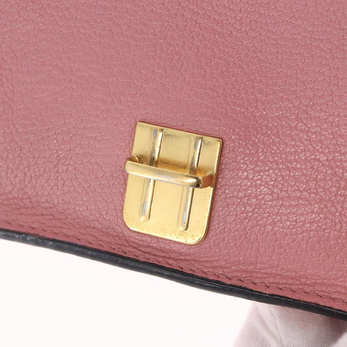Miu Miu Madras Shoulder Leather, Pink, Leather, Crossbody Bag