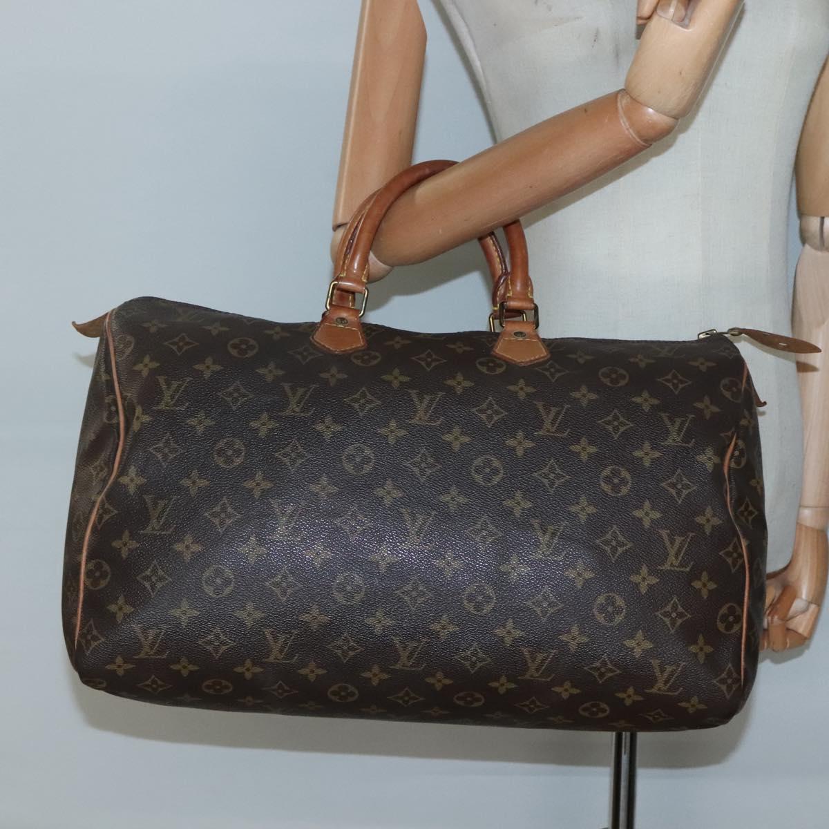 Louis Vuitton Speedy Bandouliere Bag Monogram Canvas, BROWN, CANVAS, Handbag
