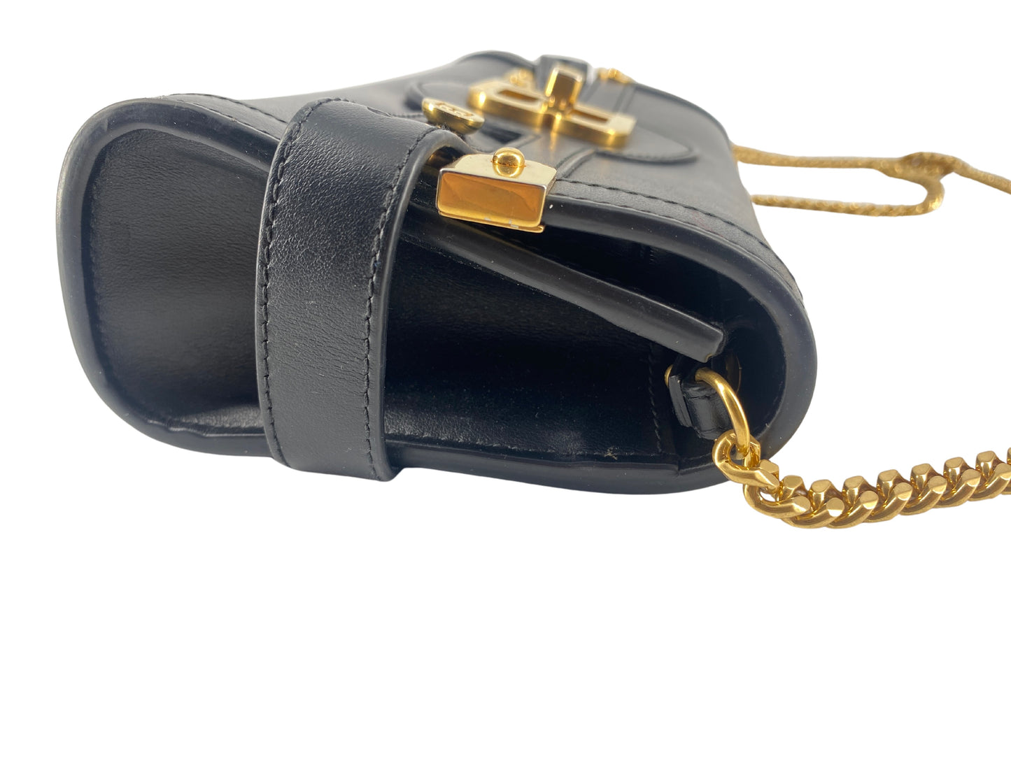 Balmain Bbuzz, Black, Leather, shoulder
