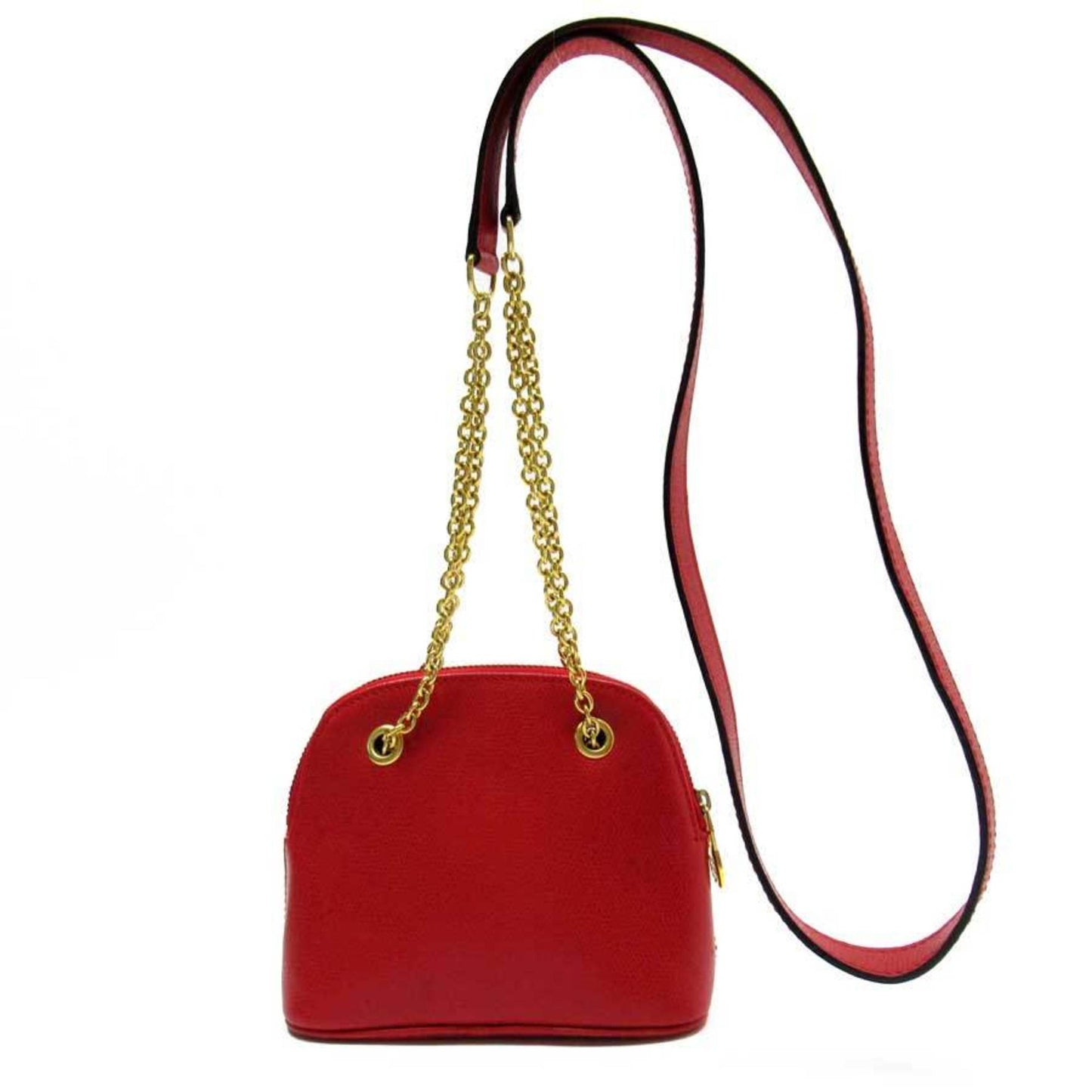 Céline, Red, Leather, clutch