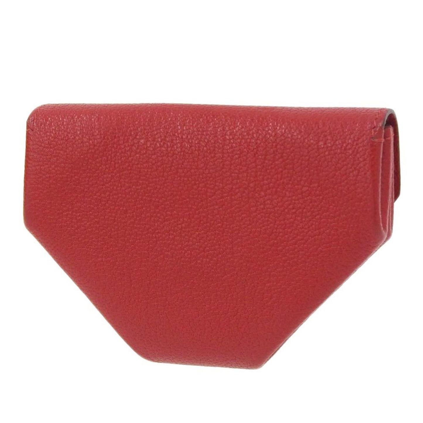 Hermès, Red, Leather, wallet