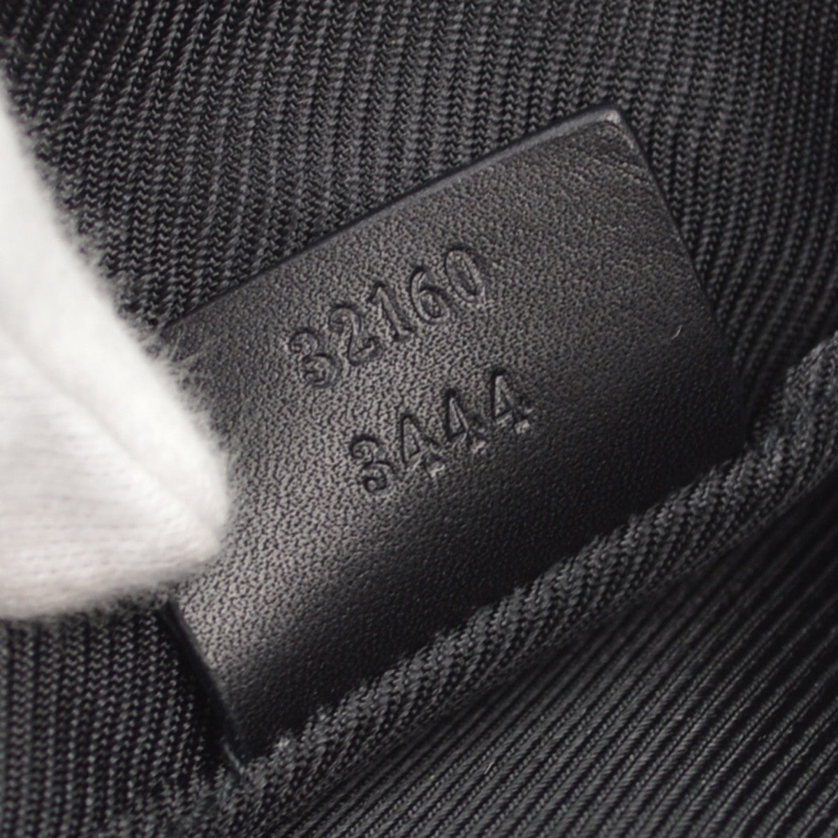Gucci Zip GG Denim, Black, Canvas, Crossbody Bag