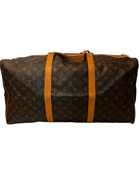 Louis Vuitton Sac Souple Monogram Canvas, Brown, Canvas, Handbag