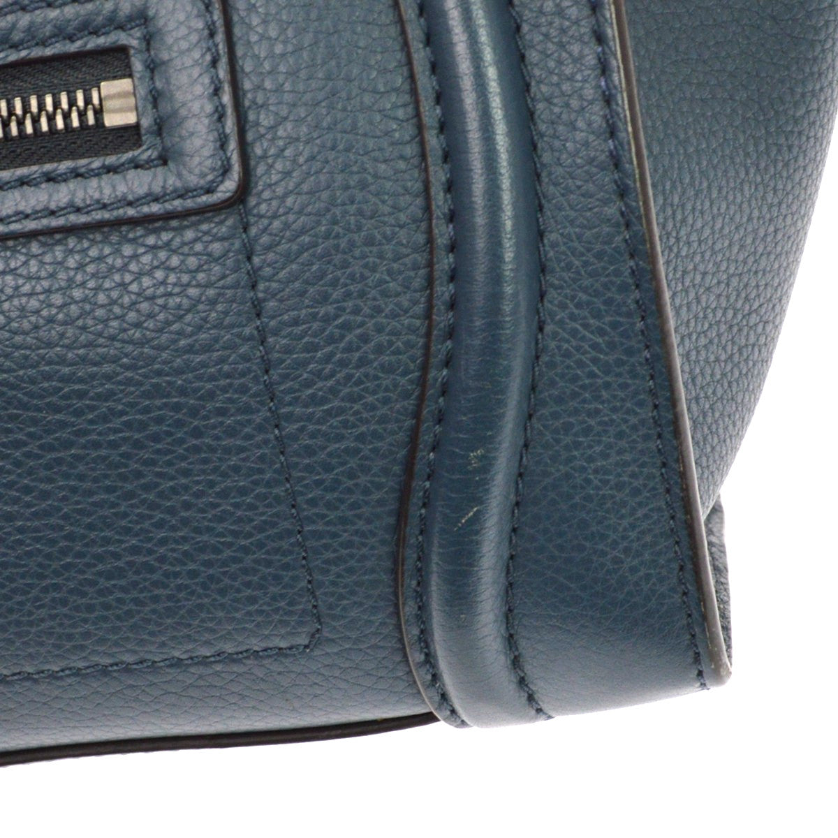Celine Luggage Grainy Leather, Navy, Leather, Handbag