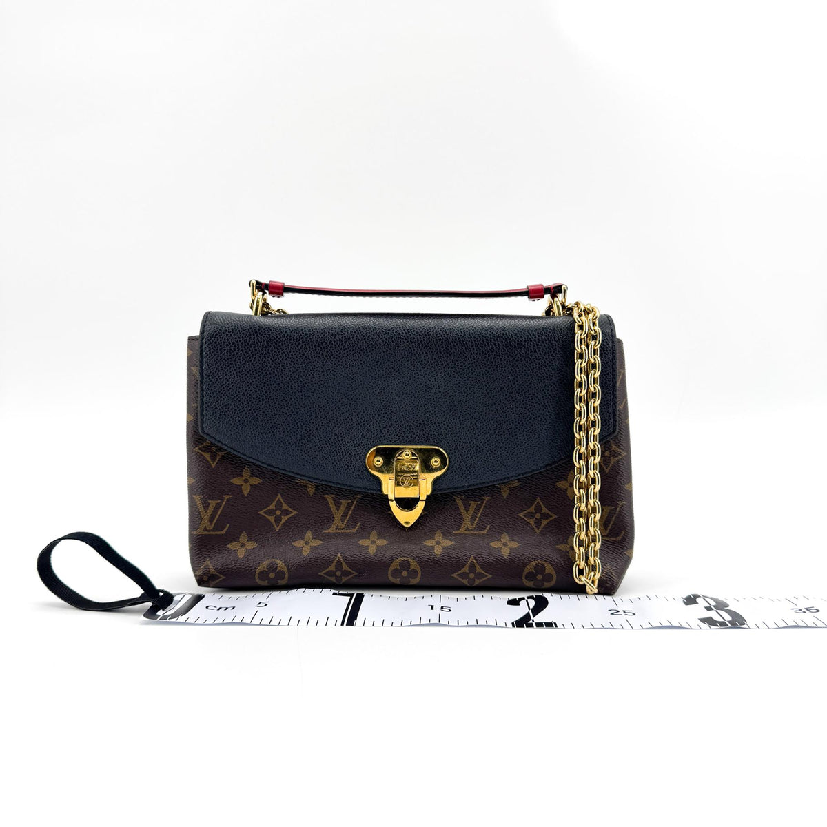 Louis Vuitton Vavin Chain Wallet NM Monogram Empreinte Leather, Black, Canvas, Shoulder Bag