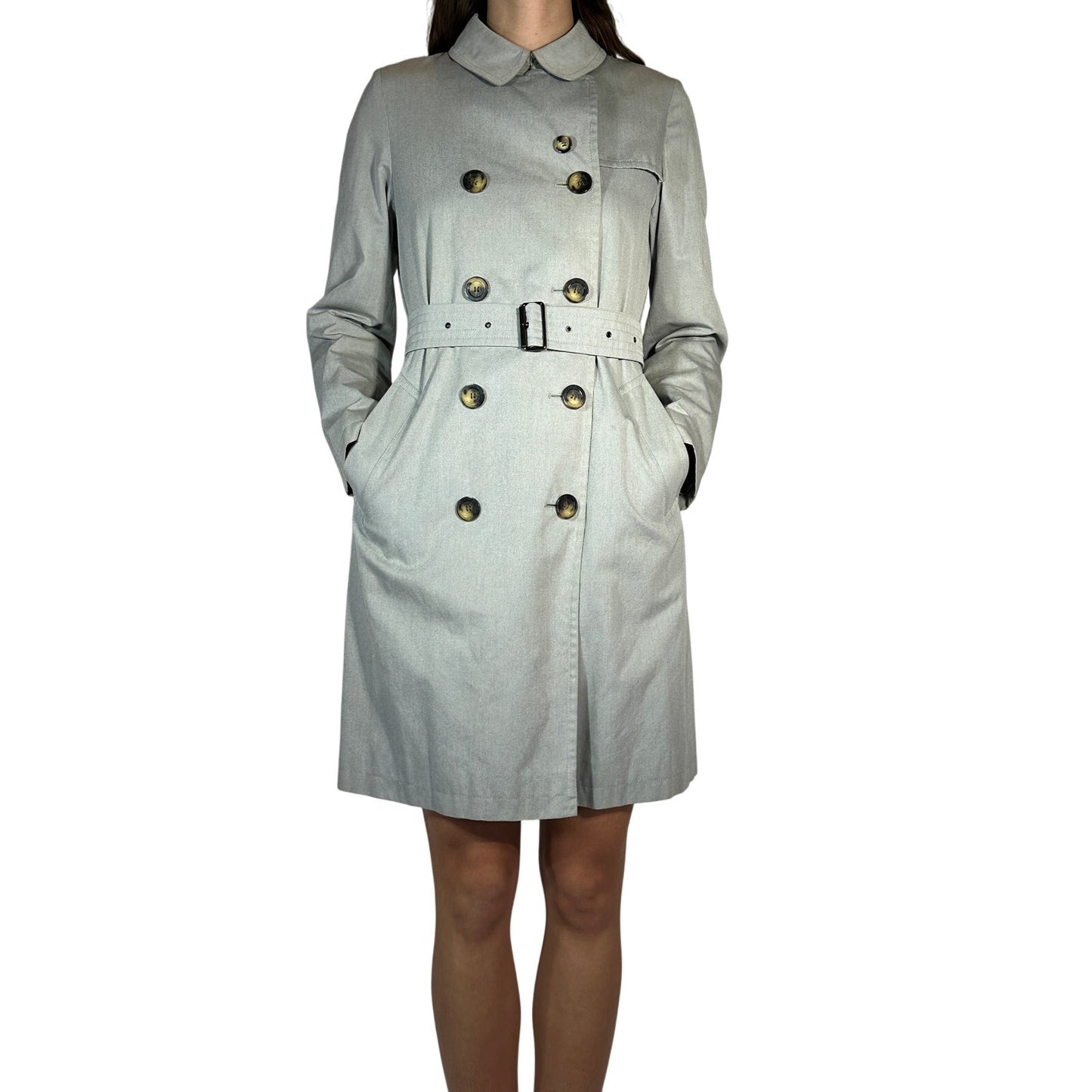 Burberry Double Breasted Trench Coat