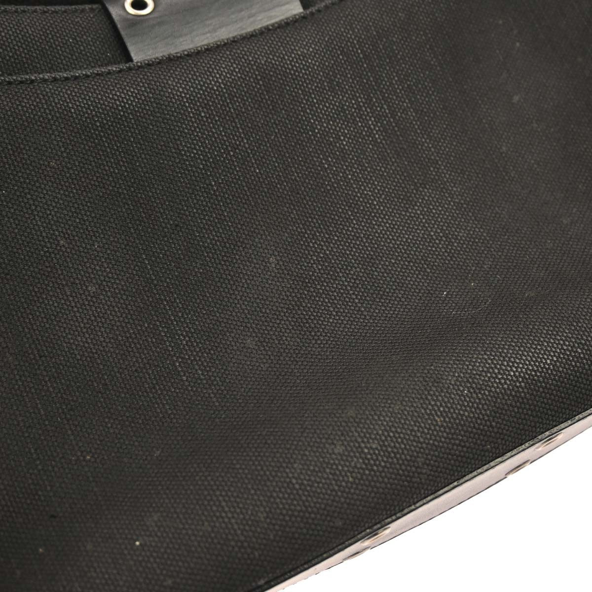 Christian Dior Vintage Street Chic Columbus Canvas, Black, Canvas, Shoulder Bag