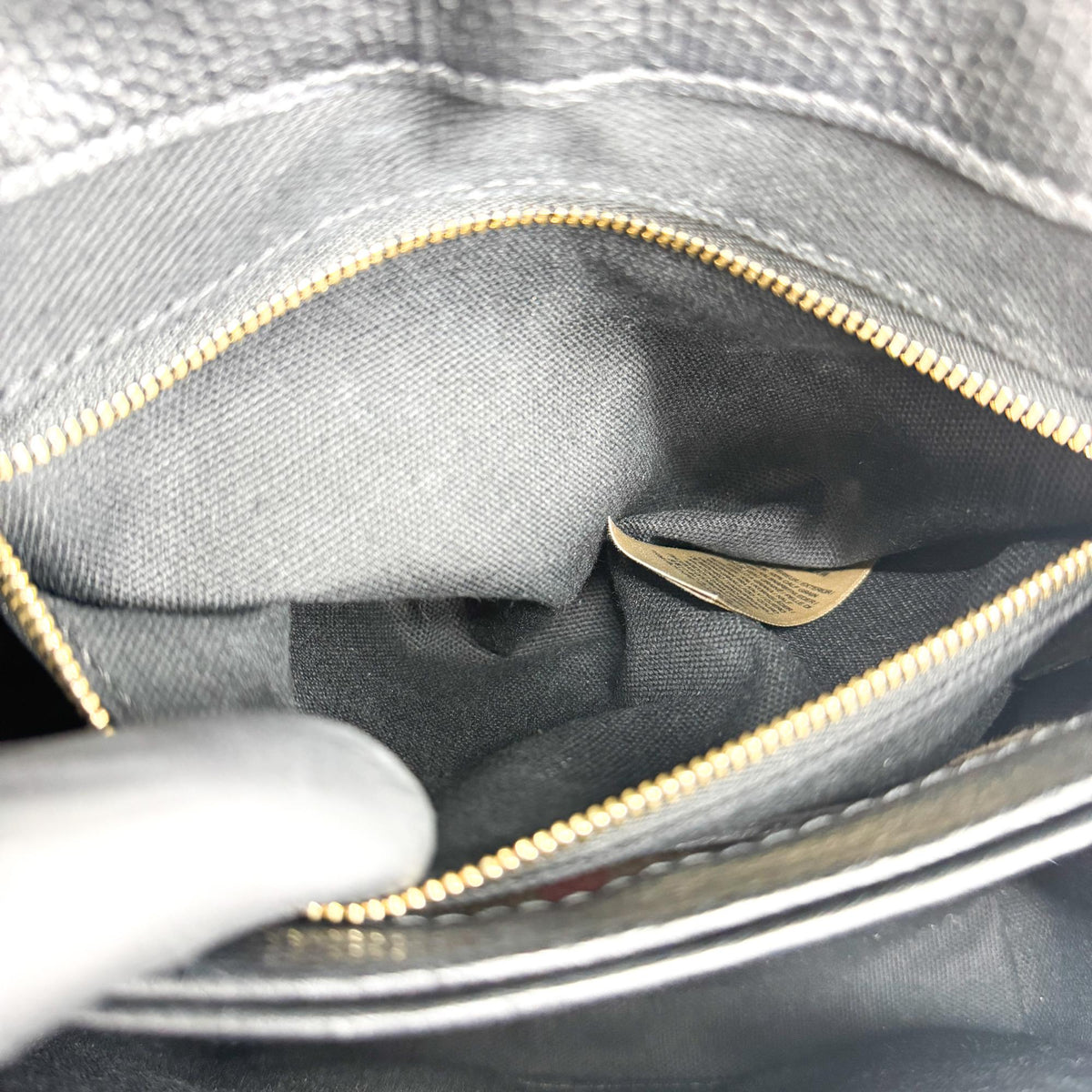 Burberry Camberley Top Handle Leather, Black, Leather, Handbag